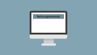 Foto: Rechnungsmerkmale
